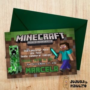 convite minecraft Virtual