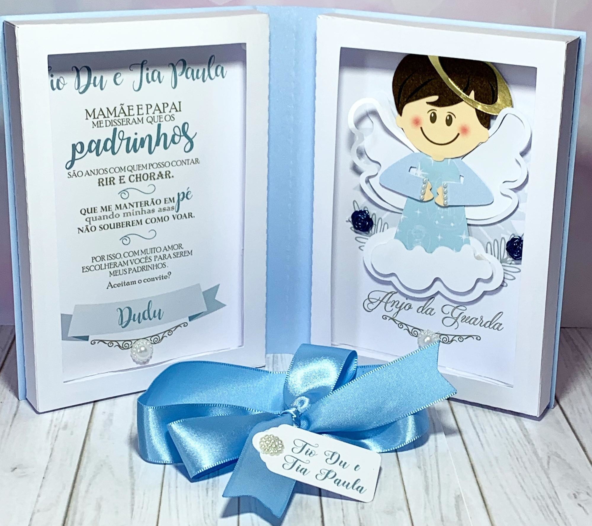 Convite Para Padrinhos de Batizado: 110 modelos lindos!