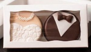 convite para padrinhos de casamento chocolate