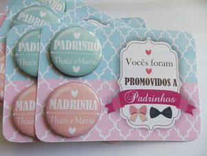 convite para padrinhos de casamento criativo