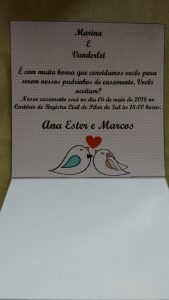 convite para padrinho de casamento civil