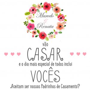 convite para padrinhos de casamento com gravata