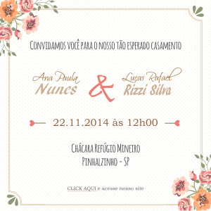 convite para padrinhos de casamento com gravata