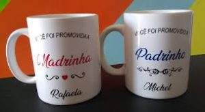 convite para padrinhos de casamento caneca