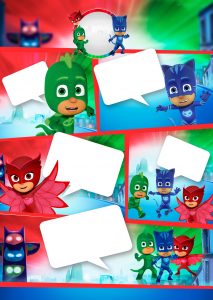 convite pjmasks Imprimir