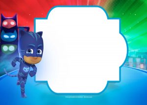 convite pjmasks Imprimir