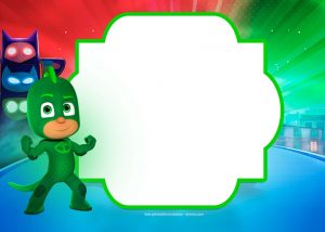 convite pjmasks Imprimir