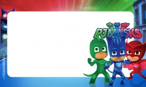 convite pjmasks Imprimir