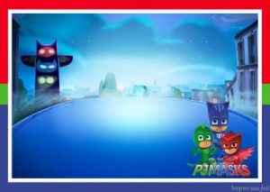 convite pjmasks Imprimir