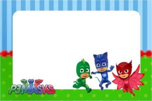 convite pjmasks Imprimir