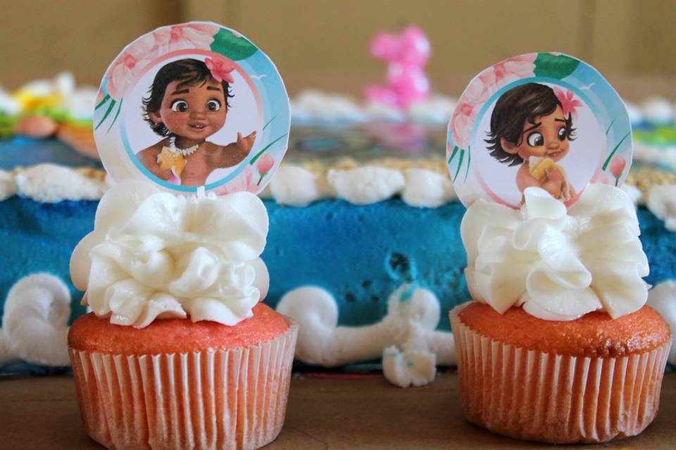 cupcake moana Baby