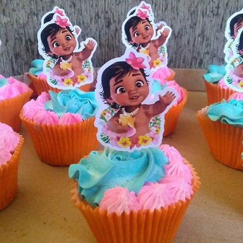 cupcake moana Baby