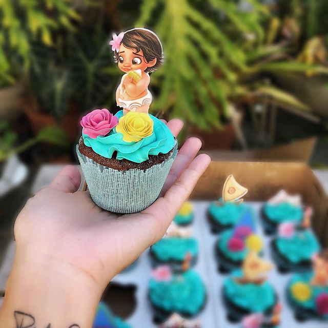 cupcake moana Baby