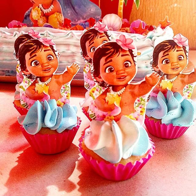 cupcake moana Baby