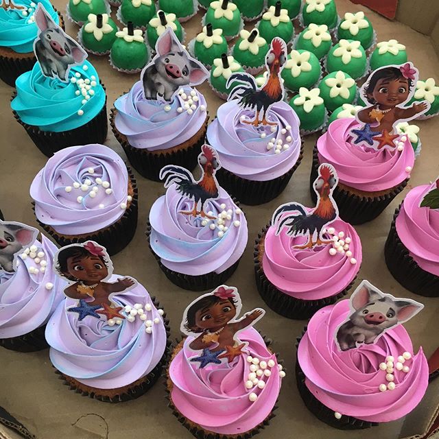 cupcake moana Baby