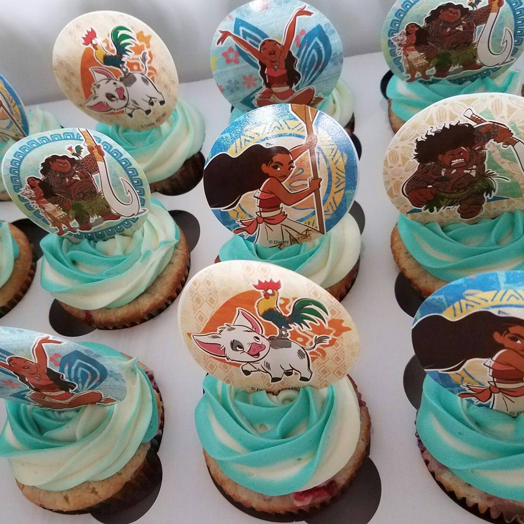 cupcake moana Topper