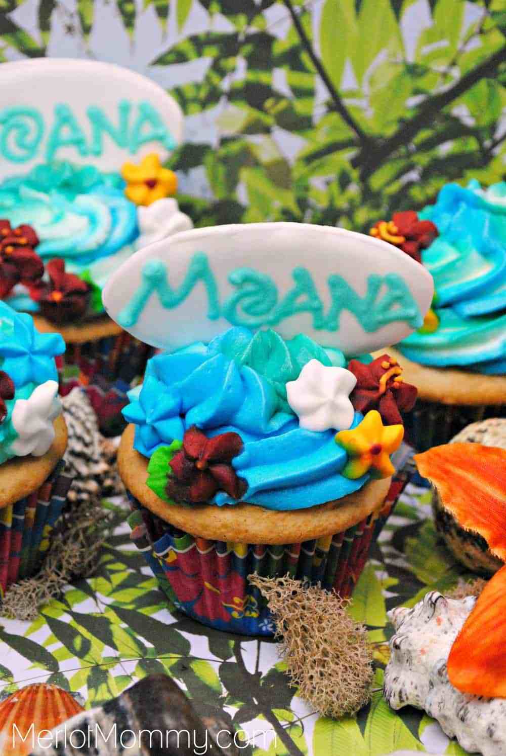 cupcake moana Topper