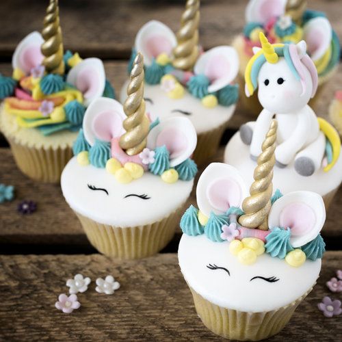 Cupcake Unicórnio Cupcake Unicórnio Pasta Americana