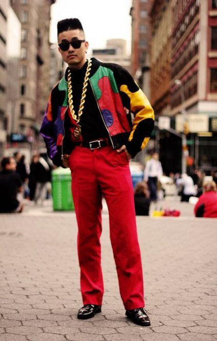 roupas masculinas dos anos 80