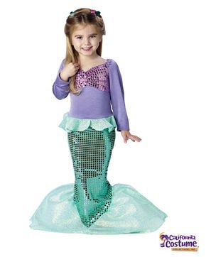 fantasia ariel Infantil