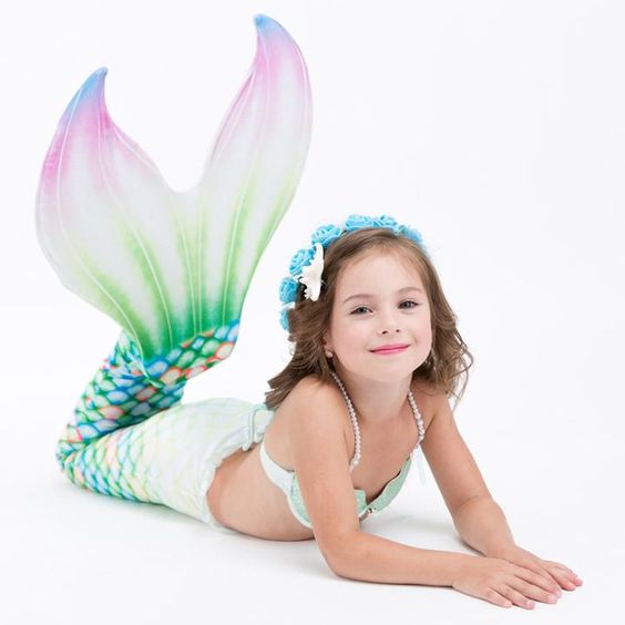 Fantasia Ariel Infantil Com Peruca