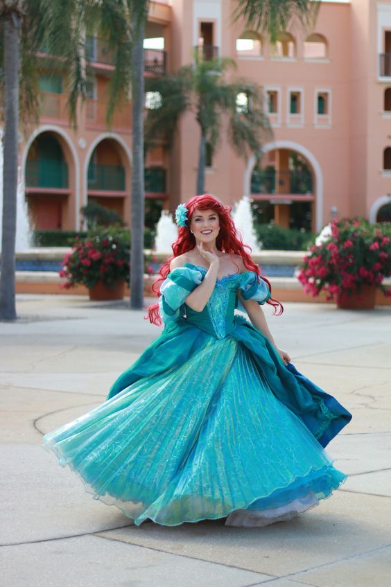 fantasia ariel Vestido