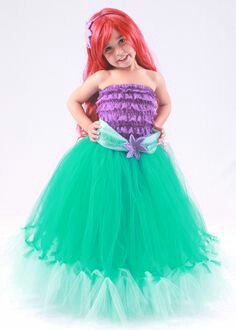 fantasia ariel Vestido