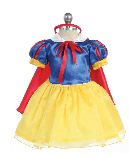 fantasia branca de neve Bebê