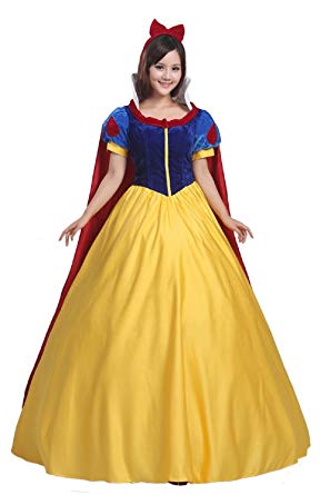 fantasia branca de neve Luxo