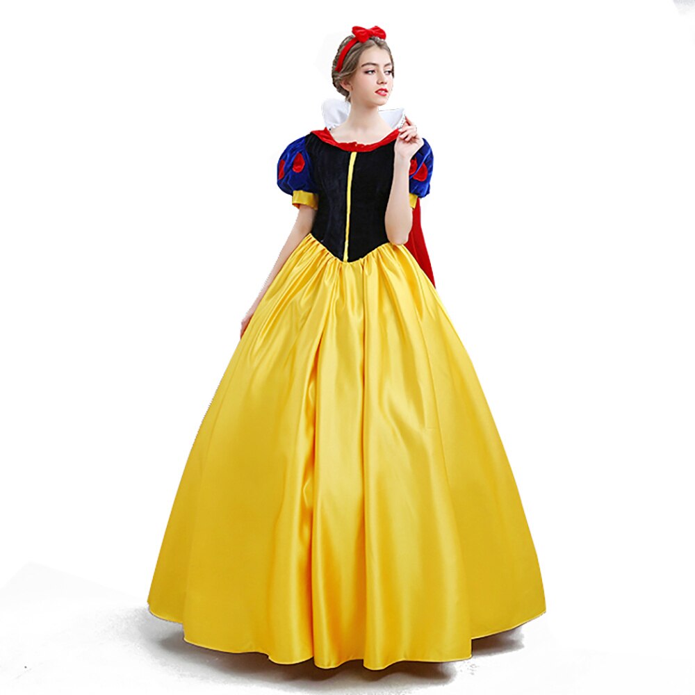 fantasia branca de neve Luxo