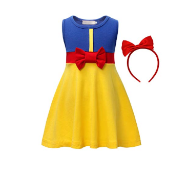 fantasia da branca de neve simples