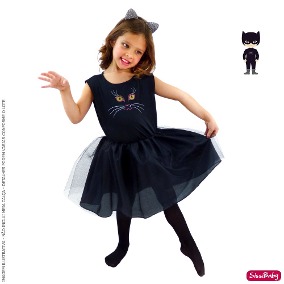fantasia de gatinha Com Tule
