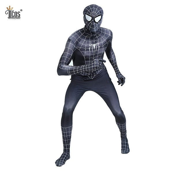 fantasia homem-aranha Preto