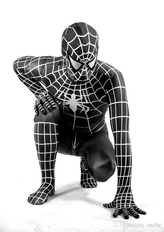 fantasia homem-aranha Preto