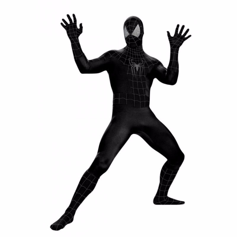 fantasia homem-aranha Preto