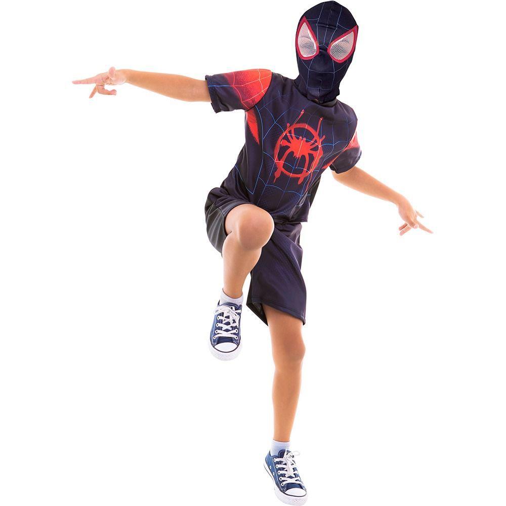 fantasia homem-aranha Preto