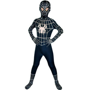 fantasia homem-aranha Preto