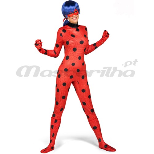 fantasia ladybug Macacão