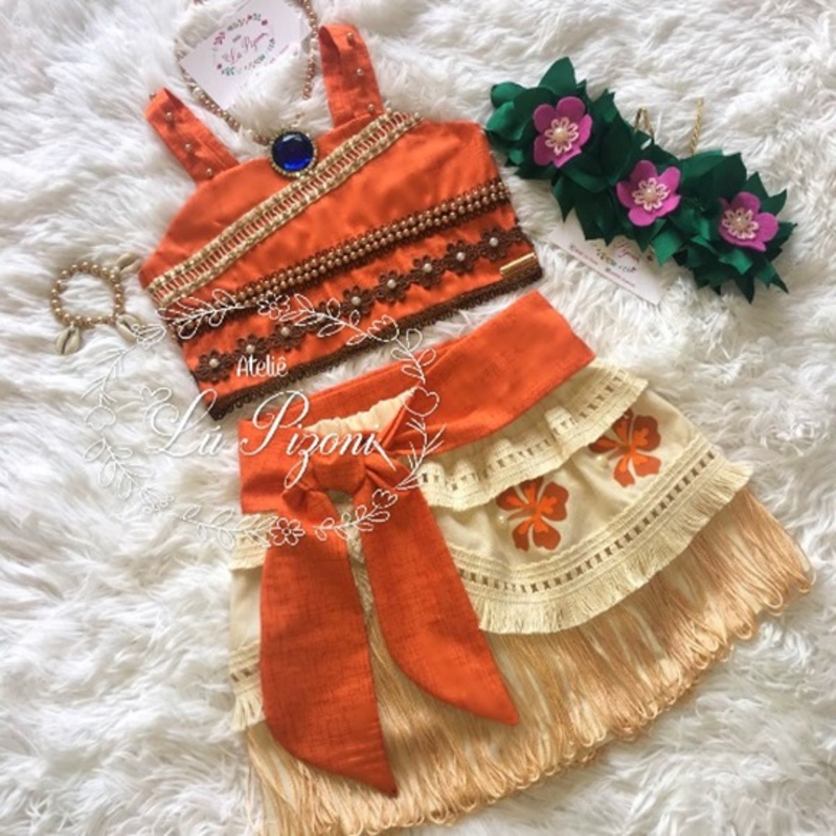 Roupa fantasia da moana