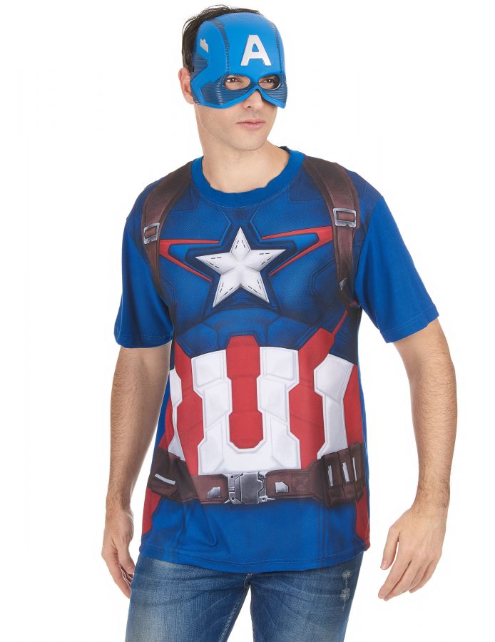 Fantasia Capitão América Masculina