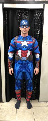 Fantasia Capitão América Masculina