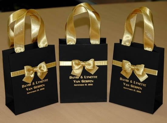 Lembrancinha bodas de ouro Papel