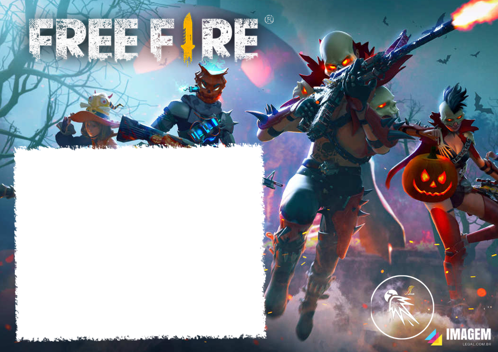 Convite Free Fire De Aniversário Roxo Edite Online