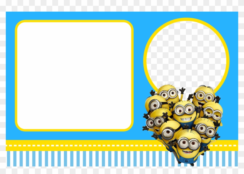 convite minions Com Foto