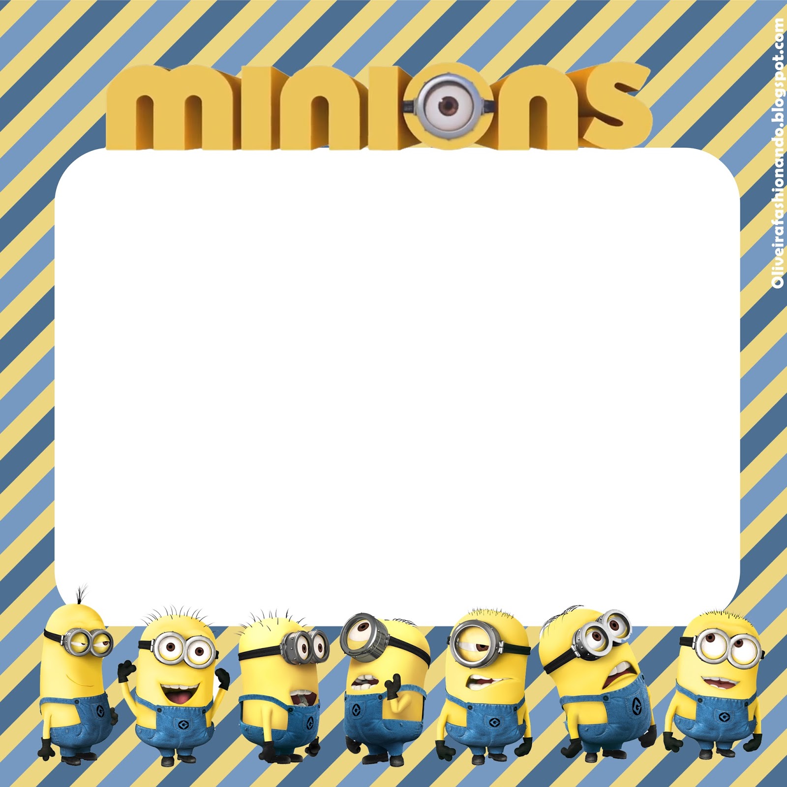 convite minions Para Editar