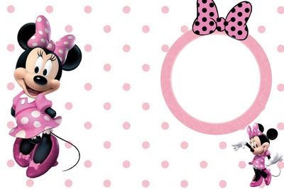 convite minnie rosa Com Foto