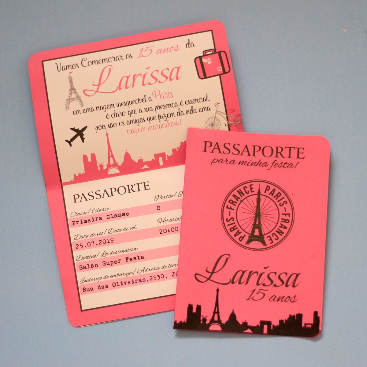 convite paris Passaporte
