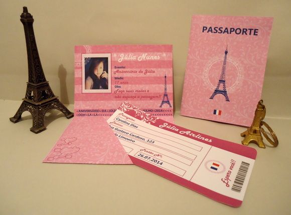 convite paris Passaporte