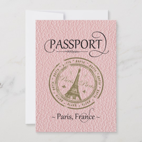 convite paris Passaporte