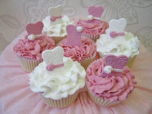 cupcake de bailarina Chantilly